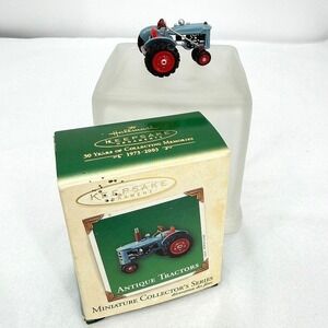 Hallmark Keepsake Ornament Antique Tractors Miniature Collector Series OS